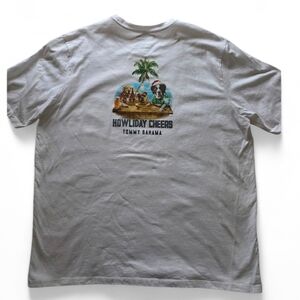 Tommy Bahama White Holiday Cheers Tee XXXL